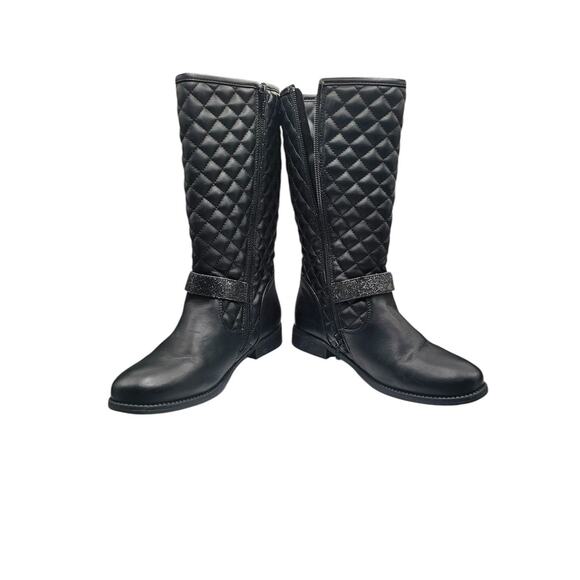 Skechers Girl’s Quilted Riding Boots | Size 2 - Picture 2 of 6